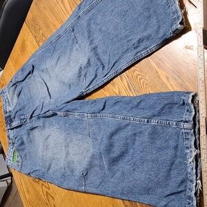 EMPYRE Jeans Womens 2 BLUE WIDE LEGS Denim Pants Used Preowned LOOSE